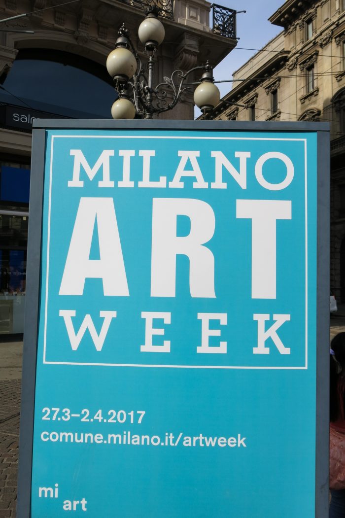 Milano Art Week -juliste